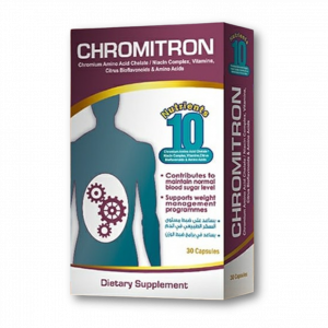 CHROMITRON 10 NUTRIENTS DIETARY SUPPLEMENT — CHROMIUM AMINO ACID CHEALTE / NIACIN COMPLEX, VITAMINS, CITRUS BIOFLAVONOIDS & AMINO ACIDS 30 CAPSULES