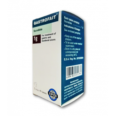 GASTROFAIT 1 GM ( SUCRALFATE ) 20 TABLETS