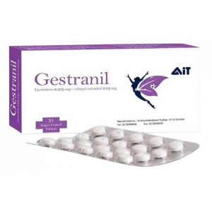 GESTRANIL 0.03 / 0.075 MG ( ETHINYL ESTRADIOL + GESTODENE ) 21 SUGAR COATED TABLETS