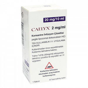 CAELYX 20 MG / 10 ML ( DOXORUBICIN 2 MG / ML ) CONCENTRATE FOR SOLUTION FOR IV INFUSION 10 ML VIAL