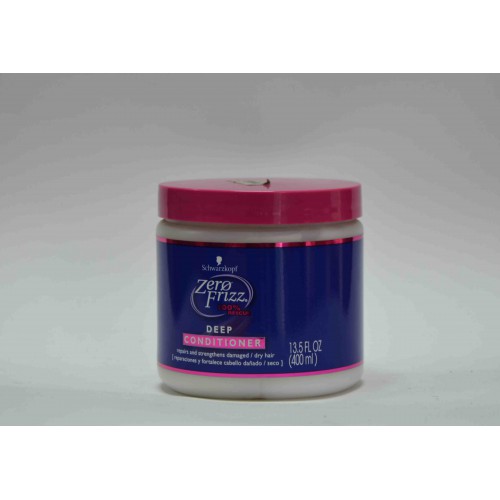 schwarzkopf zero frizz deep conditioner 400 ml