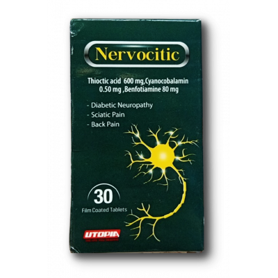 NERVOCITIC DIETARY SUPPLEMENT 30 FILM-COATED TABLETS