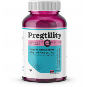 PREGTILITY DIETARY SUPPLEMENT ( MYO-INOSITOL + FOLIC ACID + COENZYME Q10 ) SUPPORTS WOMEN HEALTH 60 CAPSULES