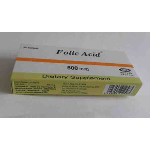 is 500mg of folic acid enough