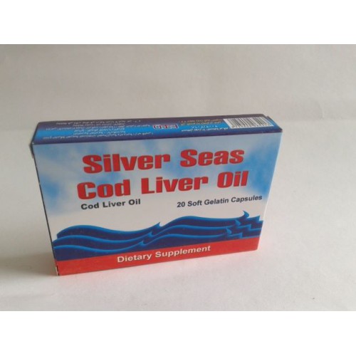 silver seas cod liver oil 20 capsules ( cod liver oil )