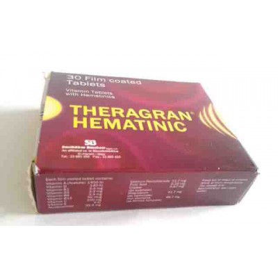 THERAGRAN HEMATINIC 10 tablets vitamins with heamatinic 