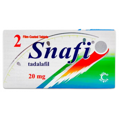SNAFI 20 MG ( TADALAFIL ) 2 FILM-COATED TABLETS