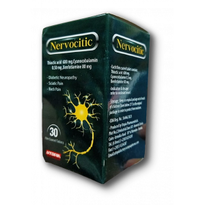 NERVOCITIC DIETARY SUPPLEMENT 30 FILM-COATED TABLETS