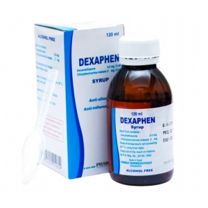 DEXAPHEN SYRUP ( CHLORPHENIRAMINE 40 MG + DEXAMETHASONE 10 MG ) 120 ML