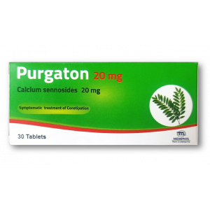 PURGATON 20 MG ( CALCIUM SENNOSIDES ) 30 TABLETS