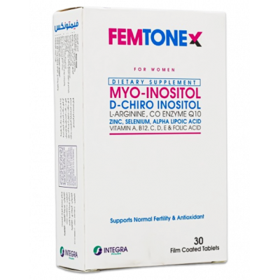 FEMTONEX FOR WOMEN — ANTIOXIDANT & SUPPORTS NORMAL FERTILITY DIETARY SUPPLEMENT 30 FILM-COATED TABLETS