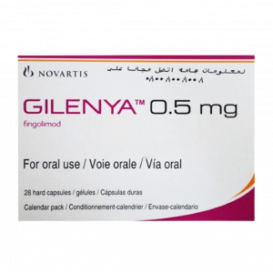 GILENYA ® 0.5 MG ( FINGOLIMOD ) 28 HARD CAPSULES