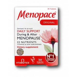 MENOPACE ORIGINAL DAILY SUPPORT DURING & AFTER MENOPAUSE — DIETARY SUPPLEMENT 30 TABLETS