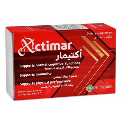 ACTIMAR FOR COGNITIVE FUNCTIONS, IMMUNITY, PHYSICAL PERFORMANCE SUPPORT — DIETARY SUPPLEMENT 30 CAPSULES