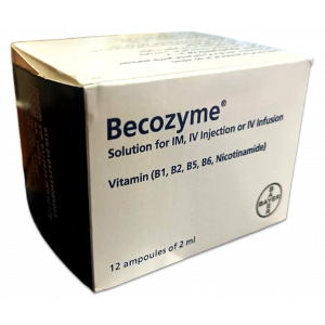BECOZYME VITAMIN B COMPLEX INJECTION — SOLUTION FOR IM IV INJECTION 12 AMPOULES X 2 ML