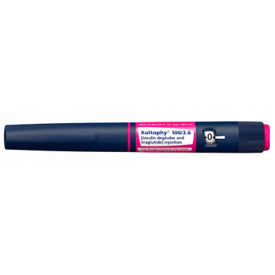 XULTOPHY ® 100 / 3.6 ( INSULIN DELUDEC / LIRAGLUTIDE ) SOLUTION FOR SUBCUTANEOUS USE — 3 ML PRE-FILLED PEN