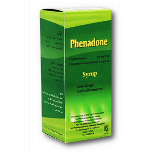 PHENADONE ( DEXAMETHASONE 0.5MG/ 5ML + CHLORPHENIRAMINE 2MG/ 5ML ) SYRUP 100 ML