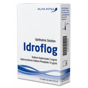 IDROFLOG OPHTHALMIC SOLUTION — 15 SINGLE-USE VIALS OF 0.5 ML