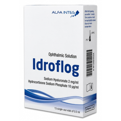 IDROFLOG OPHTHALMIC SOLUTION — 15 SINGLE-USE VIALS OF 0.5 ML IDROFLOG OPHTHALMIC SOLUTION — 15 SINGLE-USE VIALS OF 0.5 ML