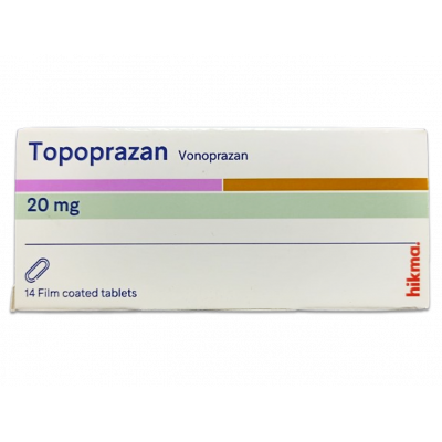 TOPOPRAZAN 20 MG ( VANOPRAZAN ) 14 FILM-COATED TABLETS