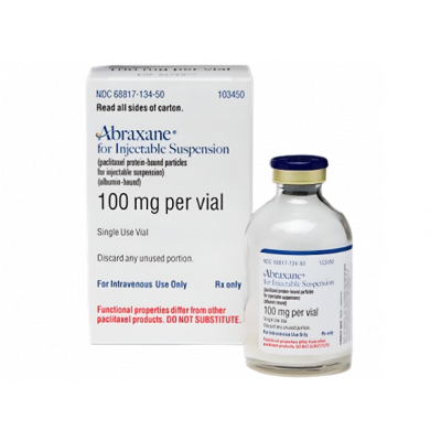 ABRAXANE 100 MG ( PACLITAXEL PROTEIN-BOUND PARTICLES ) FOR IV USE VIAL