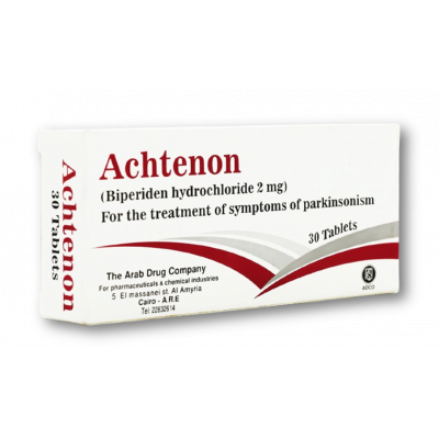 ACHTENON 2 MG ( BIPERIDEN ) 30 TABLETS