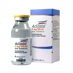 ACLASTA 5 MG / 100 ML ( ZOLEDRONIC ACID ) SOLNUTION FOR IV INFUSION VIAL