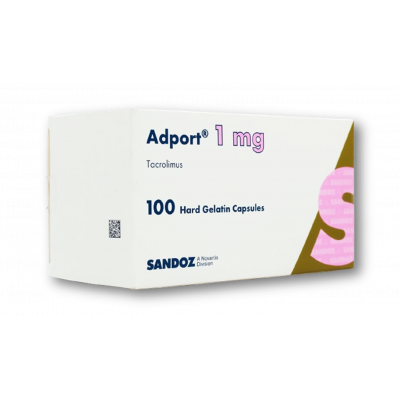 ADPORT 1 MG ( TACROLIMUS ) 100 HARD GELATIN CAPSULES