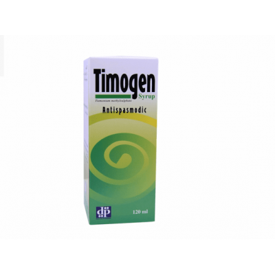 Timogen ( tiemonium methylsulphate 10 mg ) syrup 120 ml antispasmodic 