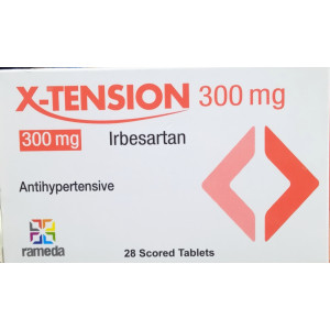 X-TENSION 300 MG ( IRBESARTAN )  28 SCORED TABLETS