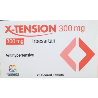 X-TENSION 300 MG ( IRBESARTAN )  28 SCORED TABLETS