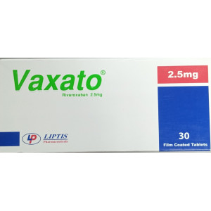 VAXATO 2.5 MG  ( RIVAROXABAN ) 30 TABLETS