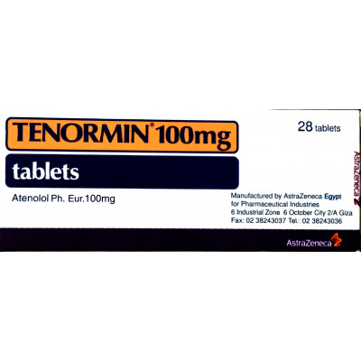 TENORMIN 100MG ( ATENOLOL ) 28 F.C.TABLETS