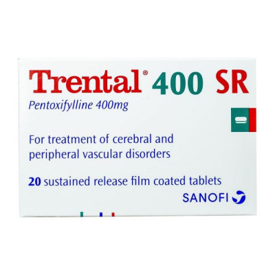 TRENTAL 400 SR ( PENTOXIFYLLINE )  20 F.C.TABLETS