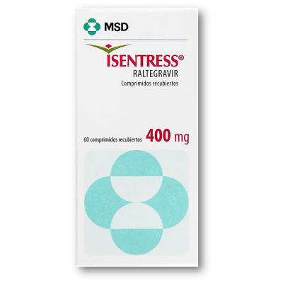 ISENTRESS 400 MG ( RALTEGRAVIR ) FOR ORAL USE 60 TABLETS