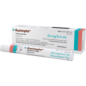 KESIMPTA 20 MG / 0.4 ML ( OFATUMUMAB ) FOR SUBCUTANEOUS INJECTION SINGLE-DOSE PREFILLED SENSOREADY PEN