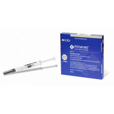 KINERET ® 100 MG / 0.67 ML ( ANAKINRA ) FOR SUCUTANEOUS INJECTION PREFILLED SYRINGE