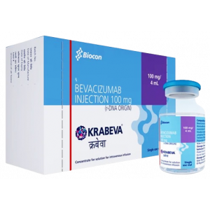 KRABEVA 100 MG / 4 ML ( BEVACIZUMAB ) CONCENTRATE FOR SOLUTION FOR IV INFUSION 4 ML VIAL