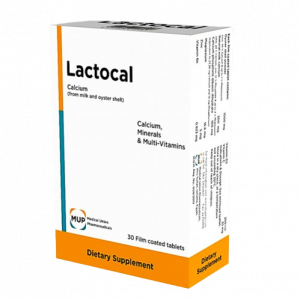 LACTOCAL DIETARY SUPPLEMENT ( CALCIUM + MAGNESIUM + VITAMINS C, B6 & D3 + ZINC + PHOSPHORUS ) 30 TABLETS