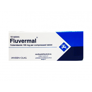 FLUVERMAL 100 MG ( FLUBENDAZOLE ) 18 TABLETS