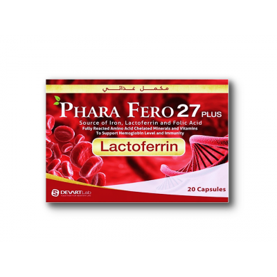 Phara Fero 27 Plus Dietary Supplement Source Of Iron , Lactoferrin 