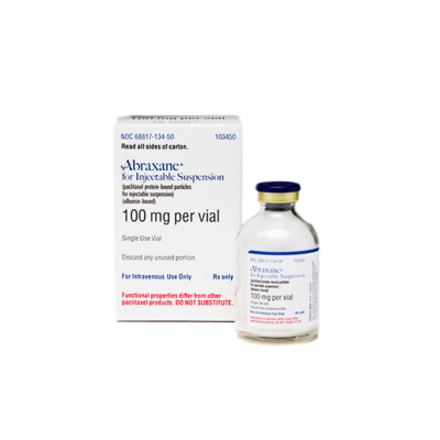 ABRAXANE 100 MG ( PACLITAXEL PROTEIN-BOUND PARTICLES ) FOR IV USE VIAL
