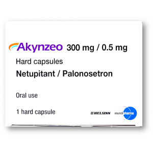 AKYNZEO 300 / 0.5 MG ( NETUPITANT / PALONOSETRON ) 1 HARD CAPSULE