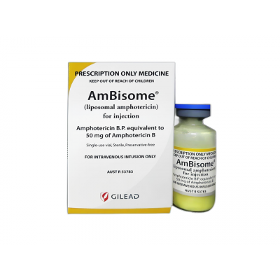 AMBISOME 50 MG ( AMPHOTERICIN B LIPOSOMAL ) IV VIAL
