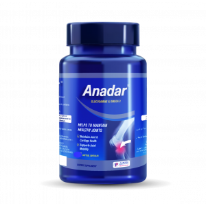 ANADAR ®​ DIETARY SUPPLEMENT GLUOCSAMINE & OMEGA 3 FOR HEALTHY JOINTS 60 SOFTGEL CAPSULES