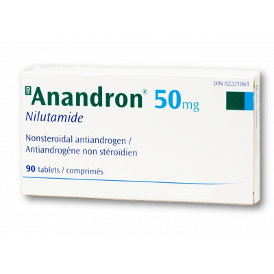 ANANDRON 50 MG ( NILUTAMIDE ) 90 TABLETS