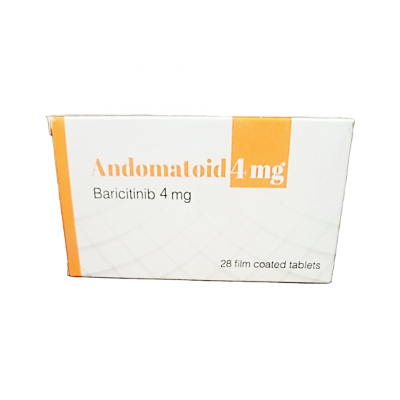 ANDOMATOID 4 MG ( BARICITINIB ) 28 FILM-COATED TABSLETS