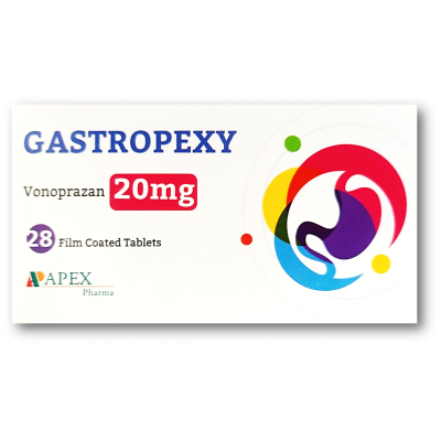 GASTROPEXY 20 MG ( VONOPRAZAN ) 28 FILM-COATED TABLETS