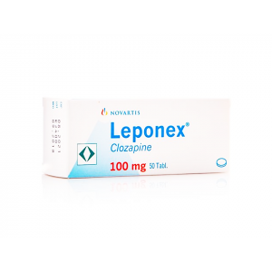 LEPONEX 100 MG ( CLOZAPINE ) 50 TABLETS