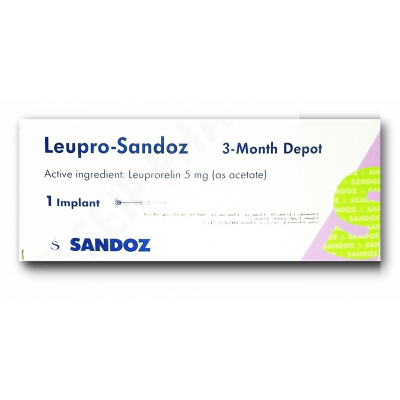 LEUPRO-SANDOZ 3-MONTH-DEPOT ( LEUPRORELIN ) 1 SYRINGE